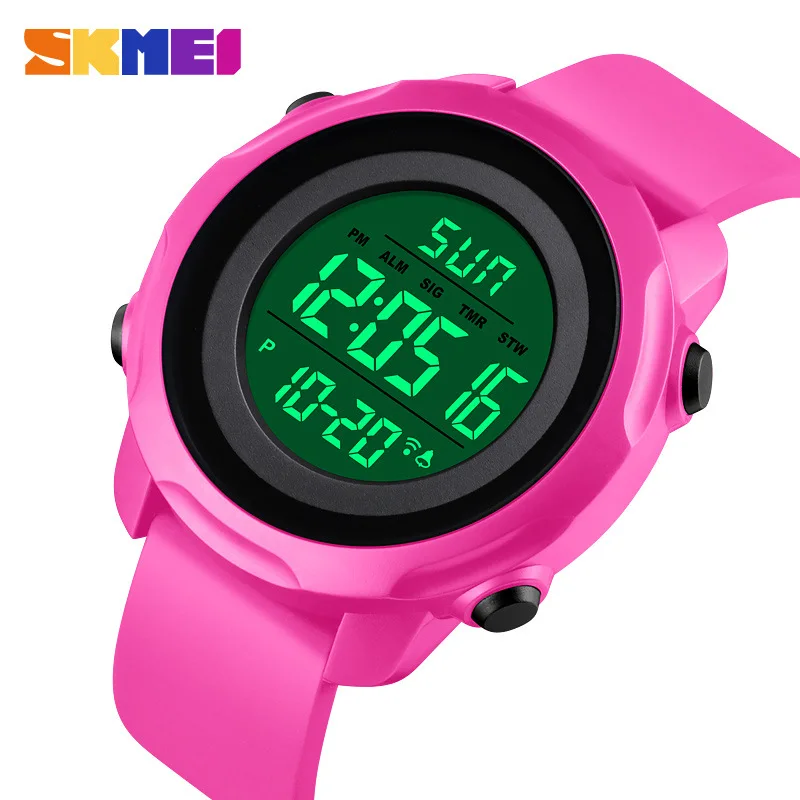 Skmei موضة الرياضة في الهواء الطلق الطلب الكبير طالب ساعة متعددة الوظائف مقاوم للماء ساعة إلكترونية للرجال