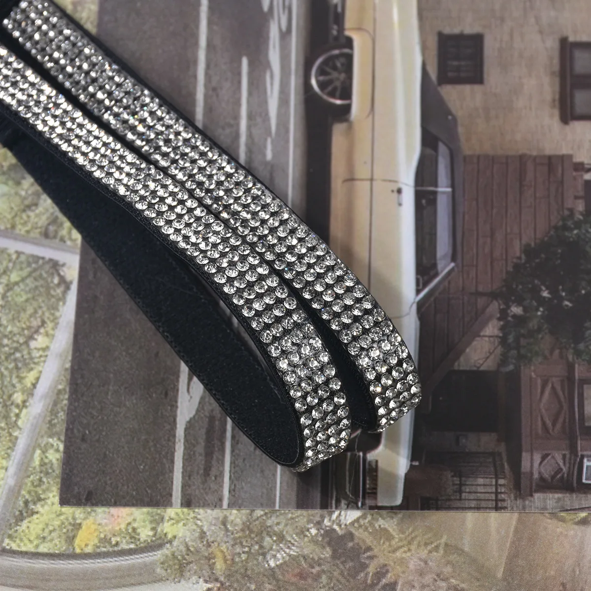 Strass-Dessous-Set für Damen, transparente Spitze, Push-up-BH, transparente Unterwäsche für erotisches Nacht-Outfit