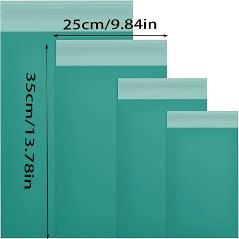 أكياس التعبئة والتغليف الخضراء السريعة أكياس السريعة السميكة متعددة الأغراض مقاومة للماء ومتينة مثالية لتخزين مستندات الملابس النظيفة
