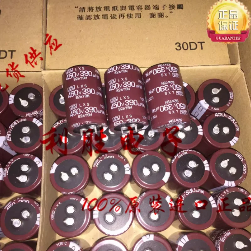 

3-10 шт. 390 мкФ 450 В Японский электролитический конденсатор NCC Black Diamond 450V390UF 30*45 KMQ LXS