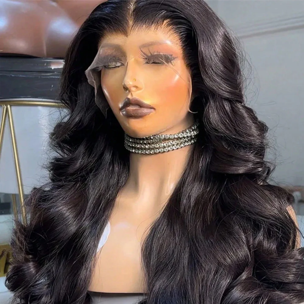 

Body Wave Human Hair Lace Front Wig 13x4 HD Lace Front Human Hair Wig Glueless Body Wave Human Hair Wig Pre Plucked Unprocessed Virgin Hair 250% Density Natural Body Wave Texture Breathable Lace Base With Pre Plucked Hairline