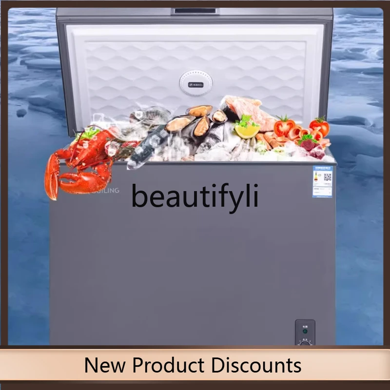 

A61 Small Household Horizontal Freezer Commercial Refrigerated Freezer Ice Cream Freezer