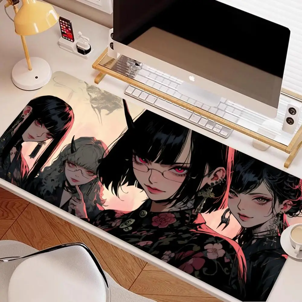 لوحة ماوس كبيرة لوحة ماوس للألعاب ملحقات سطح المكتب مناسبة جدًا للاعبين واستخدام مكتب التجميل