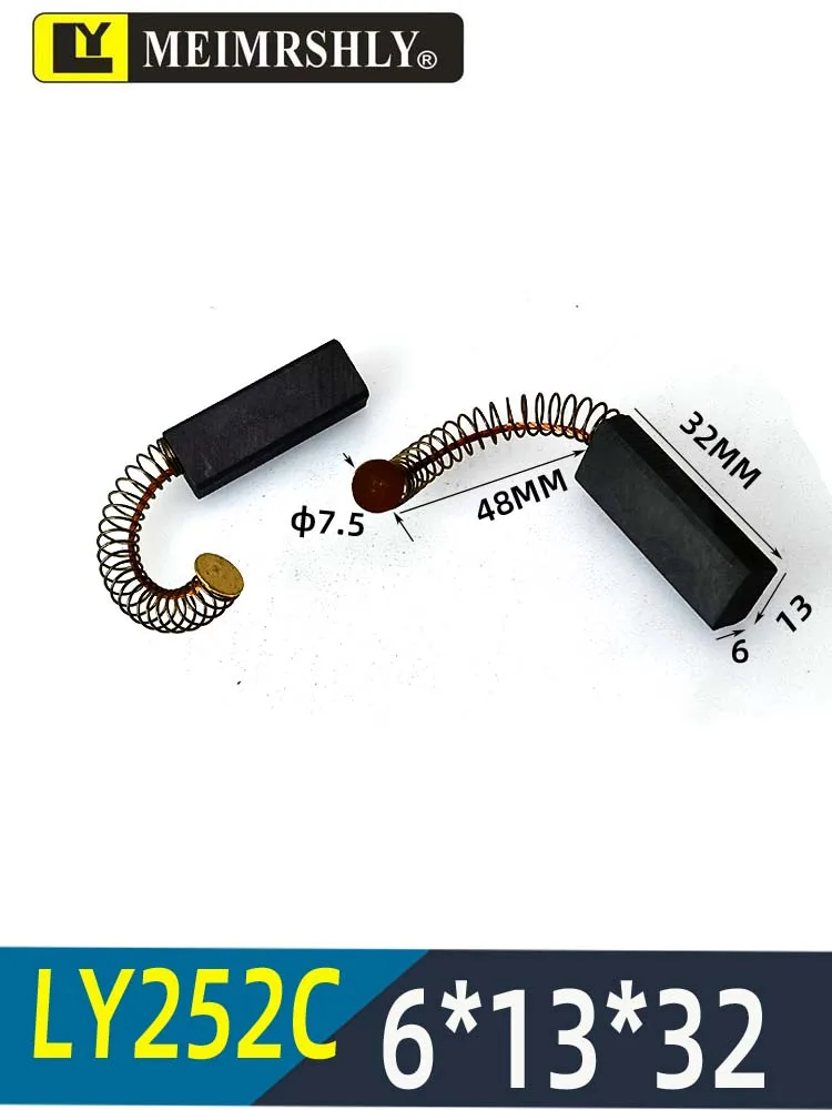 

20PCS 6X13X32 mm Motor Carbon Brushes For Ametek Lamb Vacuum Cleaner 2311480 333261 Cleaning Tools Replacement Home Appliance