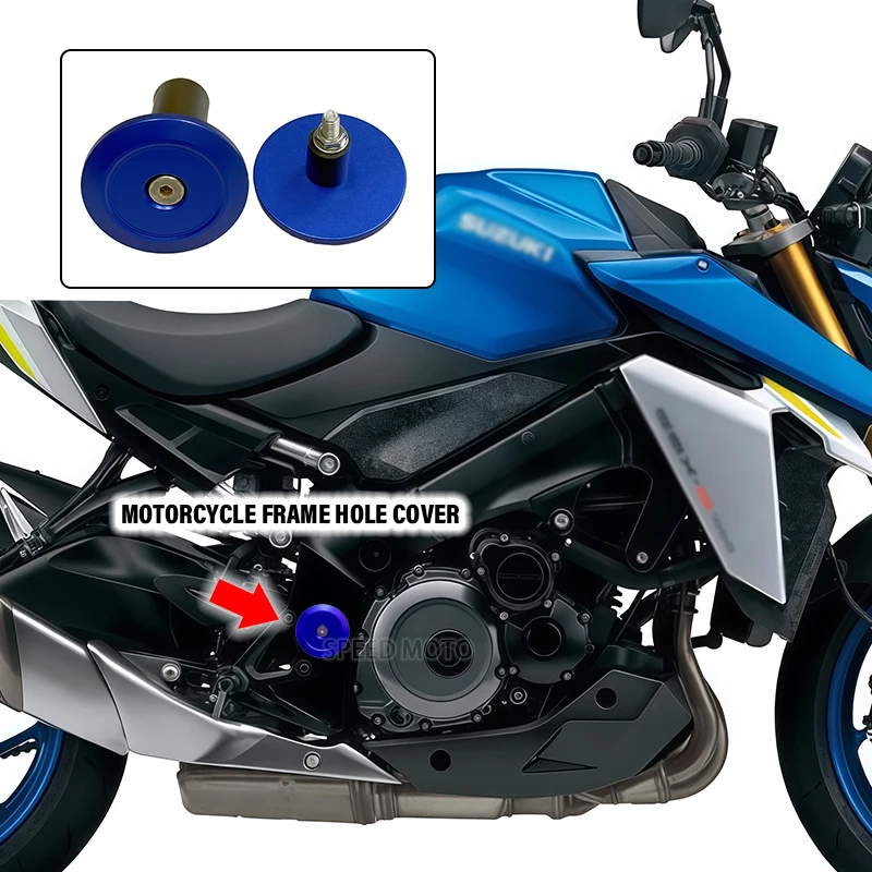 

Fit For Suzuki GSX-S1000GT GSX-S1000F GSX-S GSXS 1000 F GT KATANA Frame Hole Cover Rocker arm core Cover Decorative Frame Cap