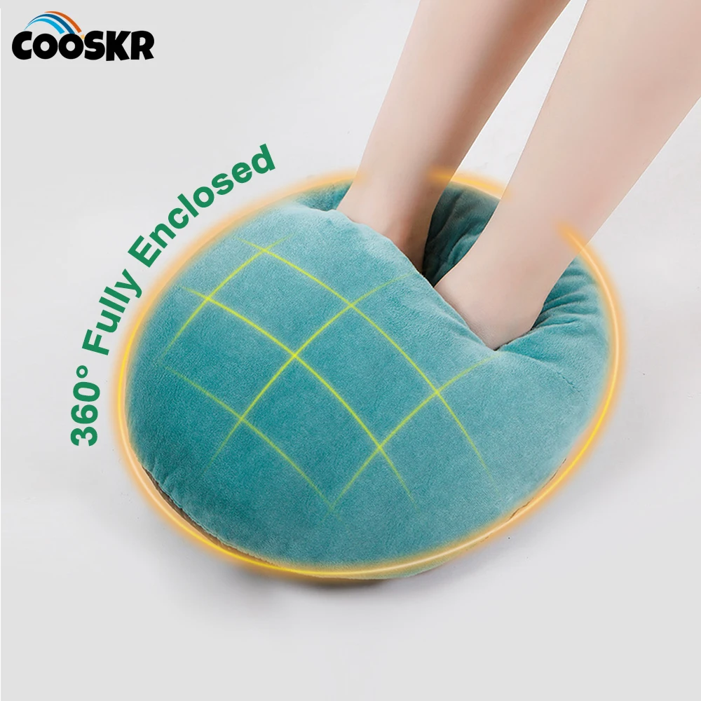 Foot Warmer Winter Electric Foot Heating Pad USB Charging Soft Plush Flannel Leg Thermostat Heater Household Foot Warmer