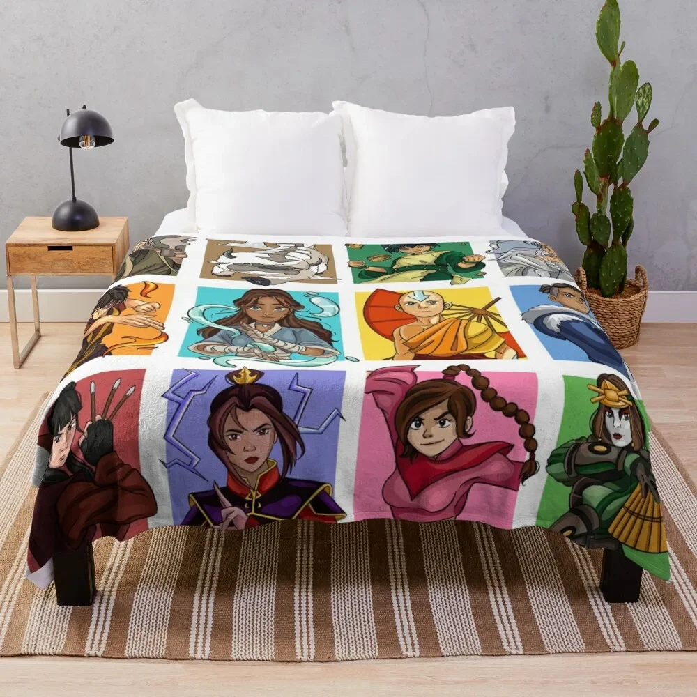 

Avatar The Last Airbender Digital Art Throw Blanket Luxury St Personalized Gift Vintage Luxury Brand Blankets