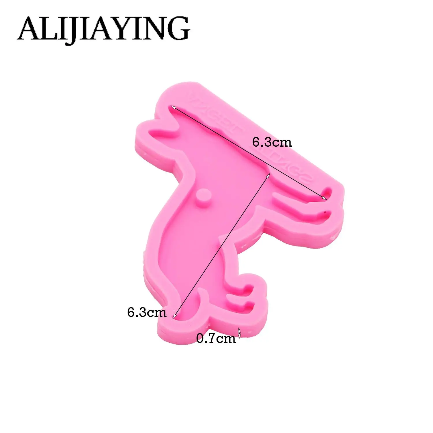 DY0128 Shiny Dogs Silicone Resin Mold DIY Craft for Keychains, Poodle, Chichi Chocolate Molds for Cake