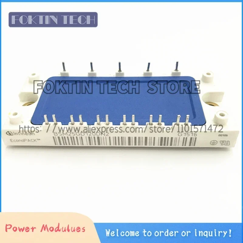 Módulo de potência IGBT original BSM25GD120DN2E3224 BSM25GD120DN2