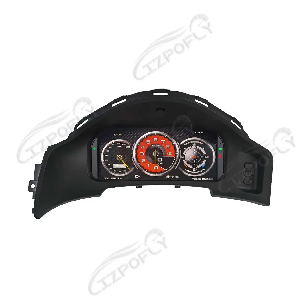 LCD Car Dashboard Speedometer For Toyota Subaru BRX/Toyota 86 Right-Hand Drive Digital Cluster Virtual Cockpit Instrument Linux