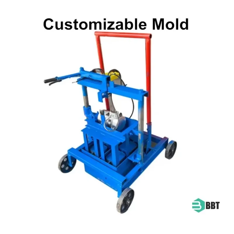 Automatic Small Mobile Manual Hollow Cement Brick Making Machine Concrete Brick Making Machinery