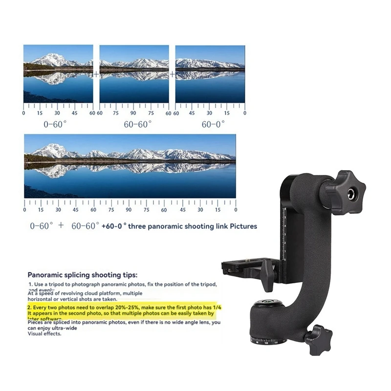 Photography Gimbal Tripod Heads Monopod Telephoto Lens Bird Heads Gimbal For Professional Photography Supplies