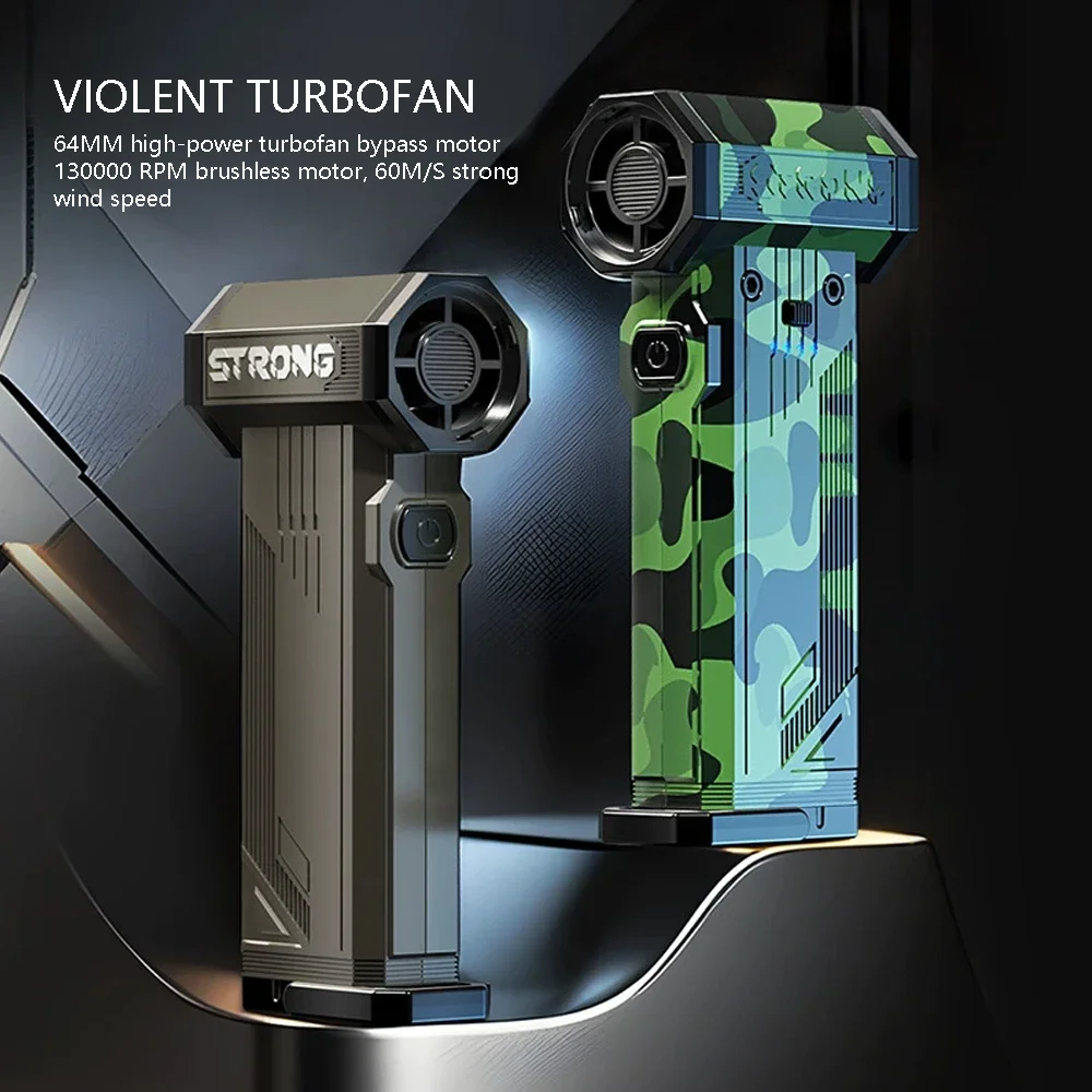 

High-Powered 210000RPM Turbo Blower with Brushless Motor, 350g Thrust, 8000mAh Battery, and 210000RPM Turbo Fan for Car