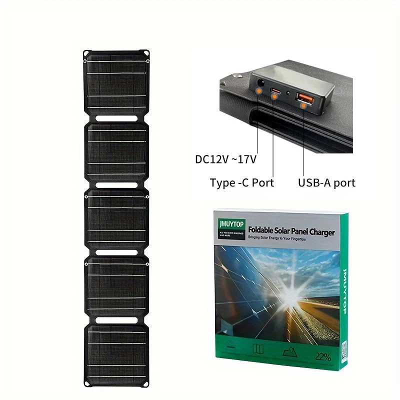 2000W ETFE draagbare zonnelader Opvouwbaar fotovoltaïsch paneel buitenzonnepanelen Voor iphone power bank station usb A C DC 12V