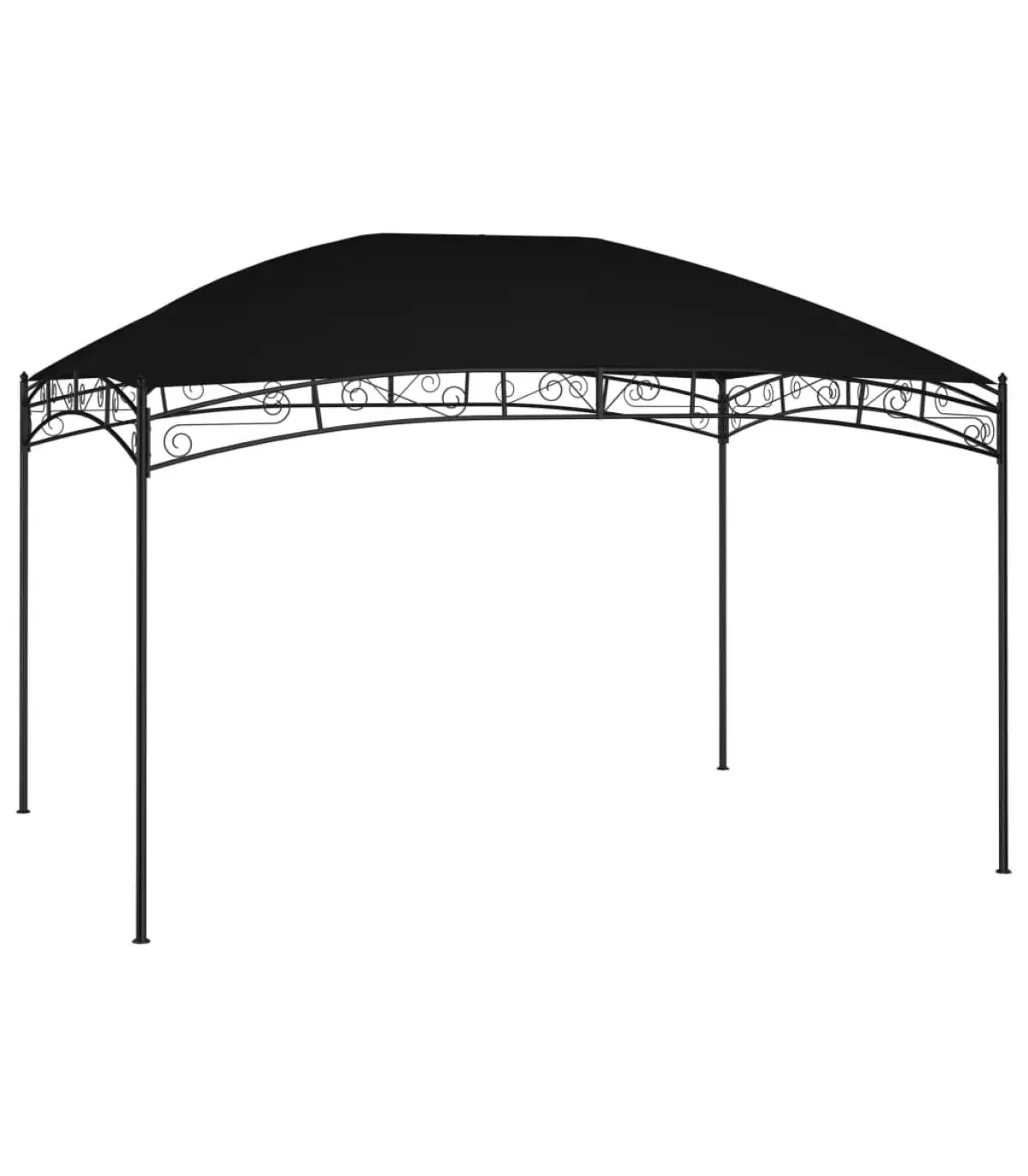 4x3 m 180g/m² anthracite gray garden gazebo tents