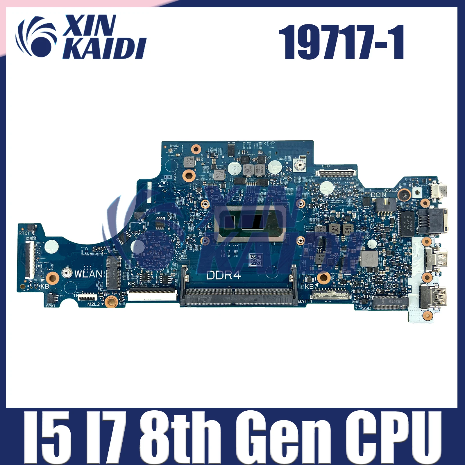 

Computer Motherboard For Dell Lattude 3310 3410 06D967 06D915 6D915 6D967 19717-1 Laptop Mainboard With i3 i5 i7 8th Gen CPU