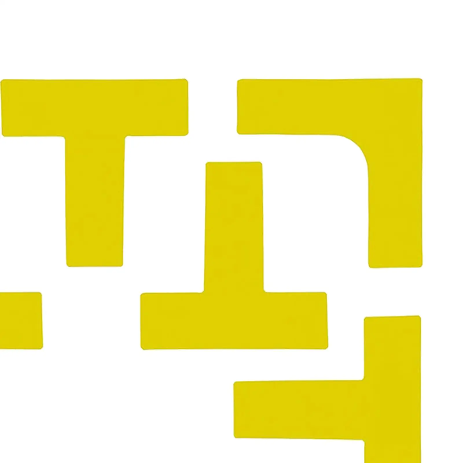 

Pickleball Court Spot Markers Bright Yellow Tennis court for Tennis