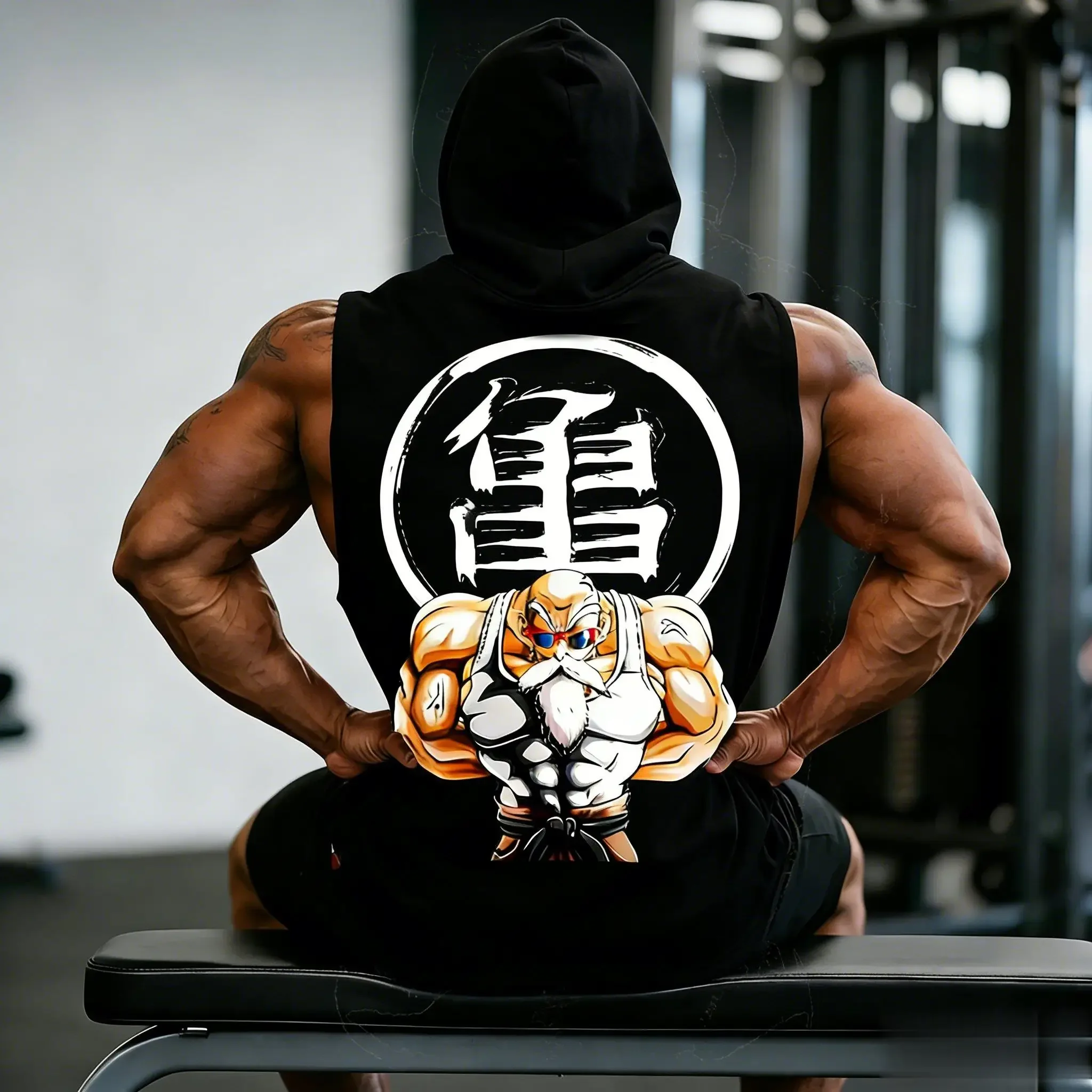 Camiseta sin mangas Dragon Ball Master Gym Anime 2026 para hombre, camiseta de entrenamiento, chaleco de fitness, camiseta muscular, ropa de gimnasio de verano 2026, ropa urbana