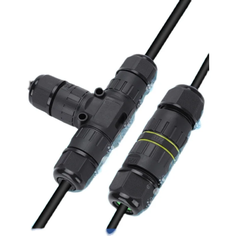 IP68 Waterproof Cable Connector 2/3/4 pin Waterproof Rainproof Wire Connector Outdoor LED Lighting Junction Box Wiring Terminal