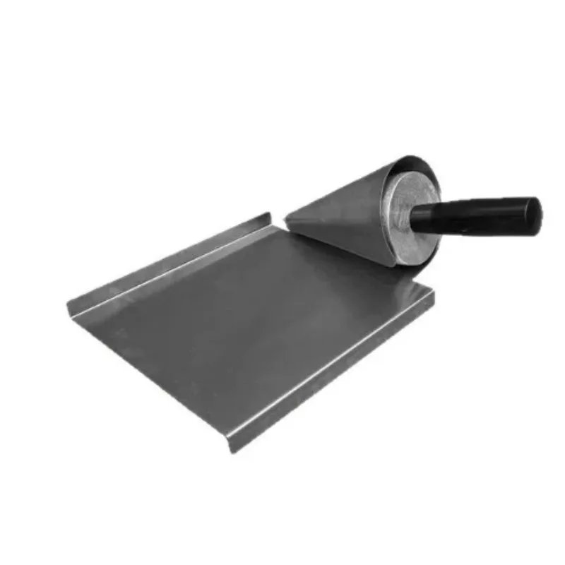 75mm Large Manual Ice Cream Cone Mold, Commercial Cone Wafer Roller for Snowball Cone, Wafer Cone Shaper