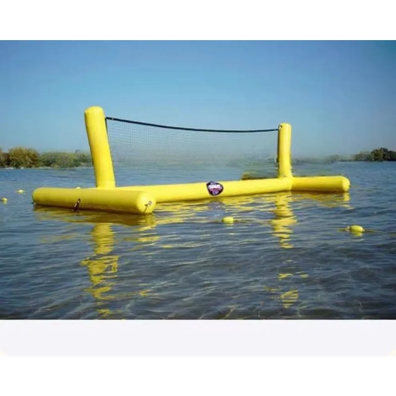 Swimming pool portable toy floating inflatable water volleyball net