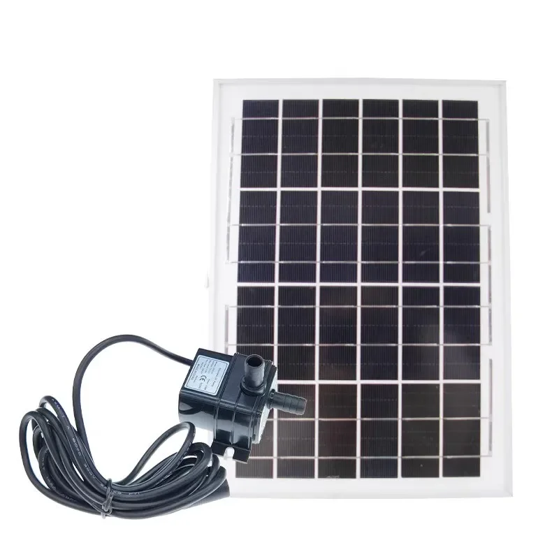 solar power storage silent fountain large flow rockery outdoor circulation fish tank oxygen filtration