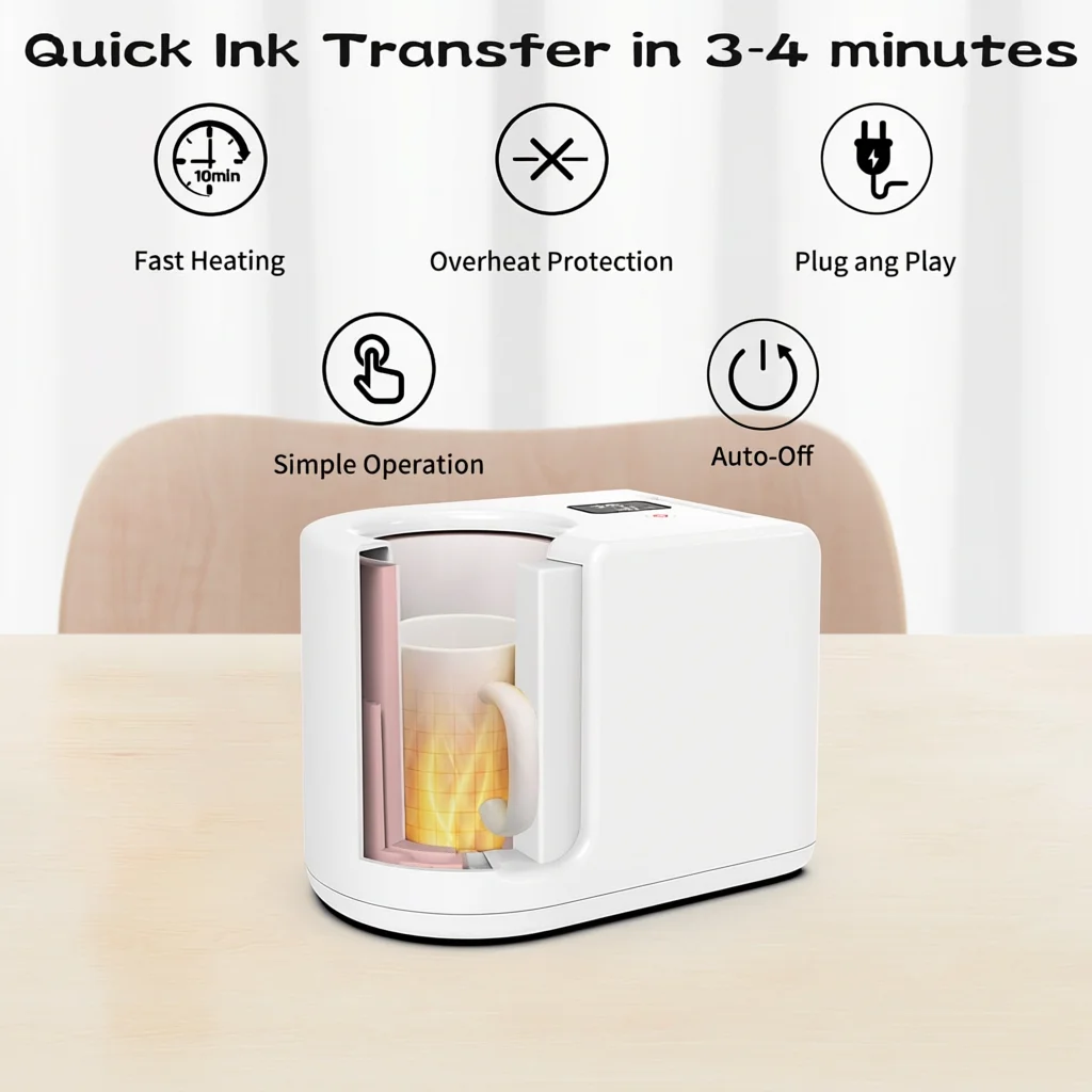 Новый пресс для кружек 11oz, м – обзор и цена Mug Press Machine 11Oz