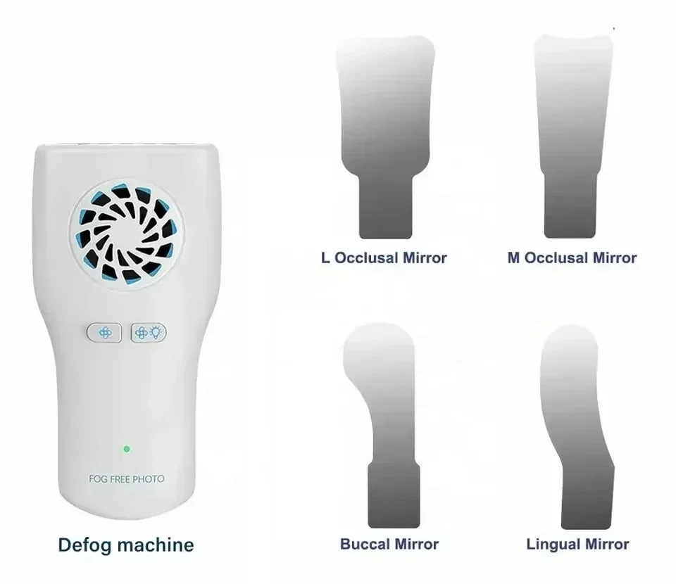 

LL Hotsale Tools Anti-Fog Mirrors Set Fog Free photo Intraorals Photographys Stainless Steel Mirror