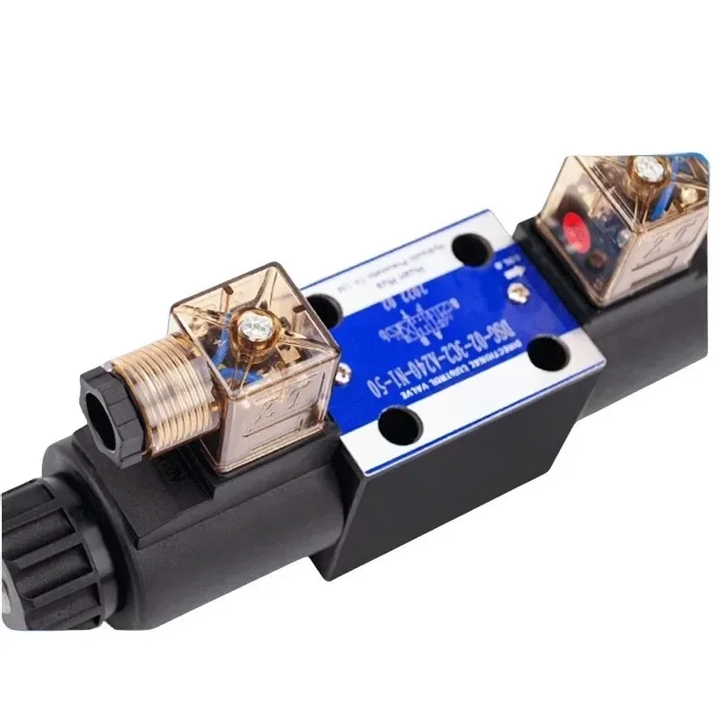 New Oil Research Type Hydraulic Electromagnetic Two-way Directional Valve Single-head Valve Electromagnetic Oil Valve