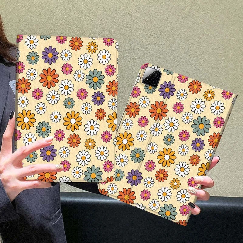

Artistic Flower Illustration For Xiaomi Redmi Mi Pad 5 6 6s 7 SE Pro Max Ultra 12.4 12.5 14 inch Tablet Case
