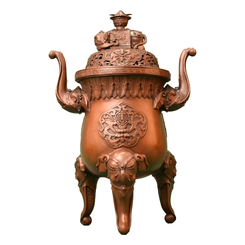 

Copper smoker antique home tea room entrance office ornament auspicious decoration