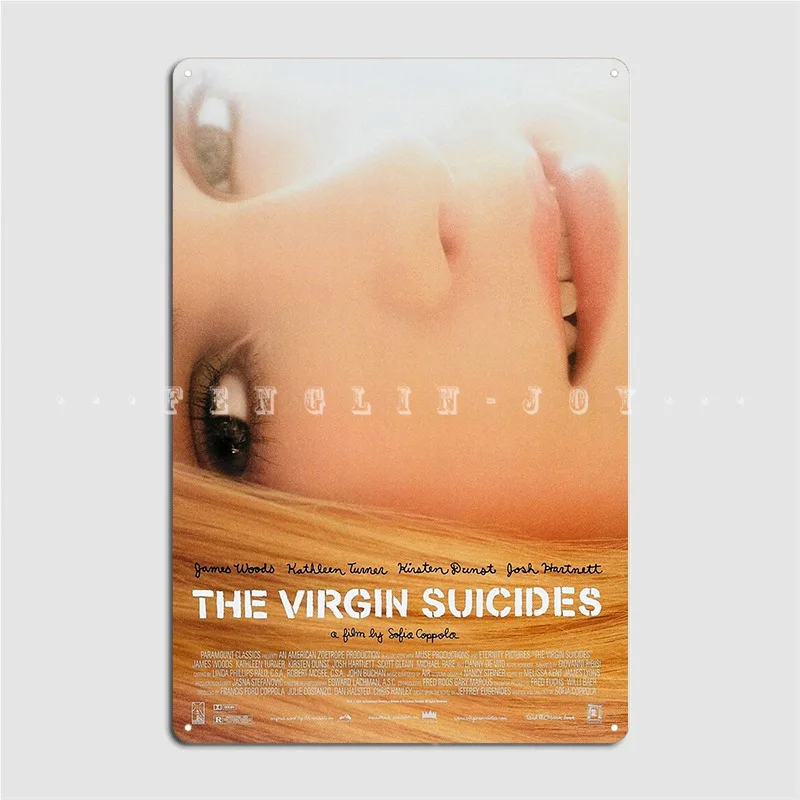 The Virgin Suicides Metal Plaque Poster Cinema Living Room Living Room Custom Garage Decoration Tin Sign Poster