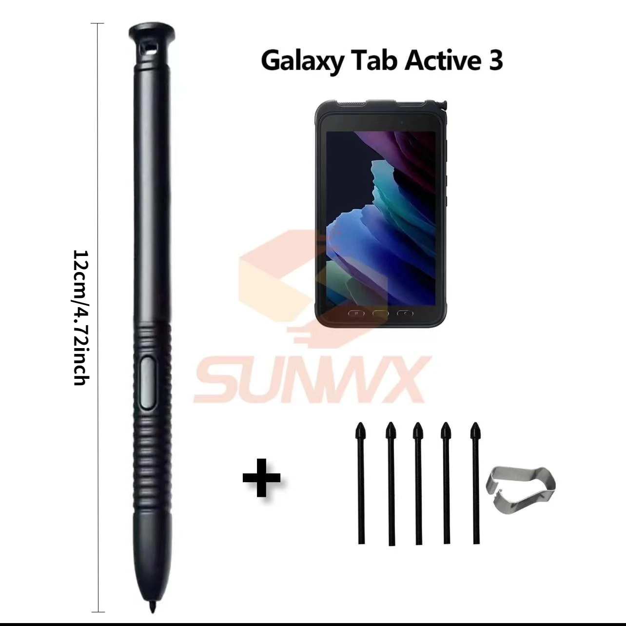 Original binding For Samsung Galaxy Tab Active3 Active 4 Pro S Pen SM-T636B T575 T570  Stift Stylus S Pen