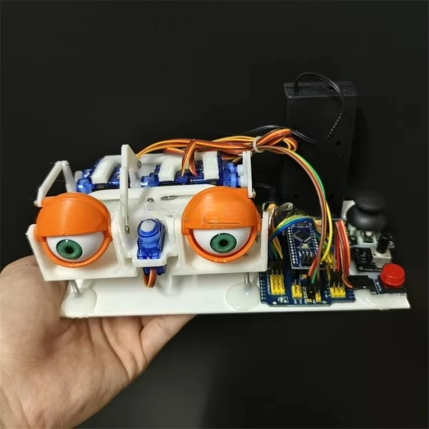 Mechanical Mobile Robot Bionic Eye Programmable Simulation Eye Machine Biomimetic Eye For Arduino Bionic Robot Program Toy Kit