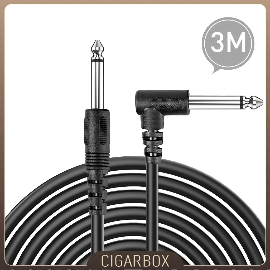 3M 6.35mm Jack Guitar Cable Amplifier  Electric  Bass Instrument Patch Cord  Gitar Strings Instruments Cables