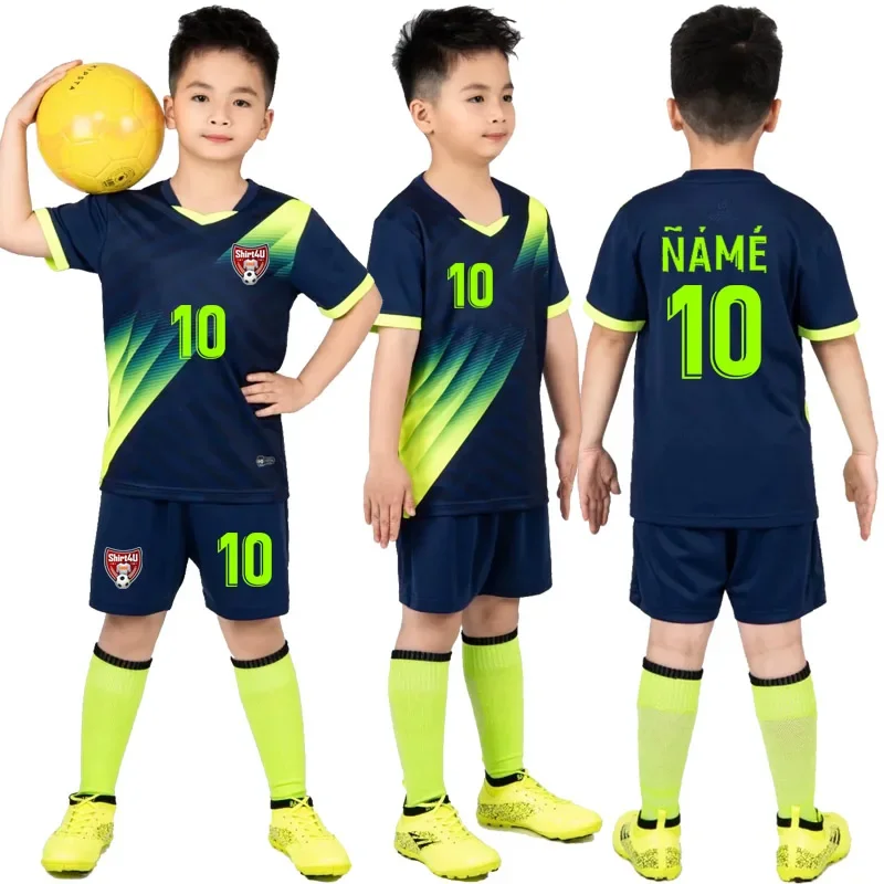 1 Pair Football Soccer Over Knee Socks Free Gife Boys Football Jersey tracksuit Customizable Children Football Jerseys Sets