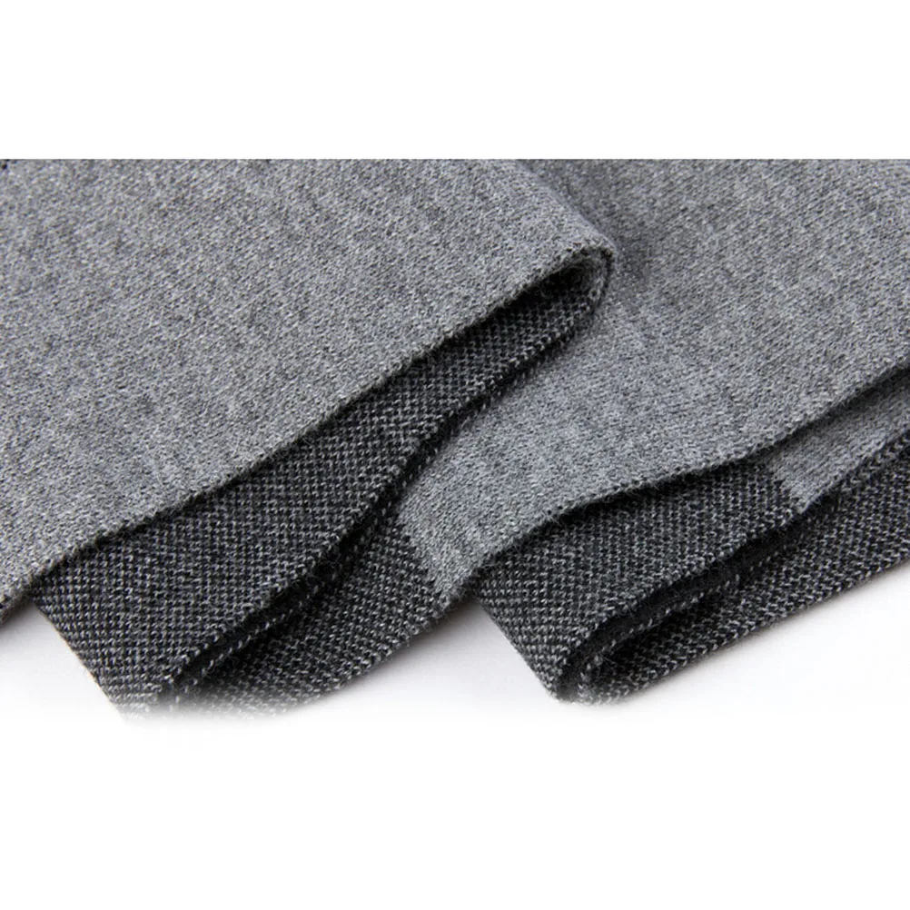 

Thick Warm Men'S Winter Scarf Cashmere Plaid Neck Wrap Shawl For Cold Weather Large Size Beige Coffee Color Outdoor Fashionable