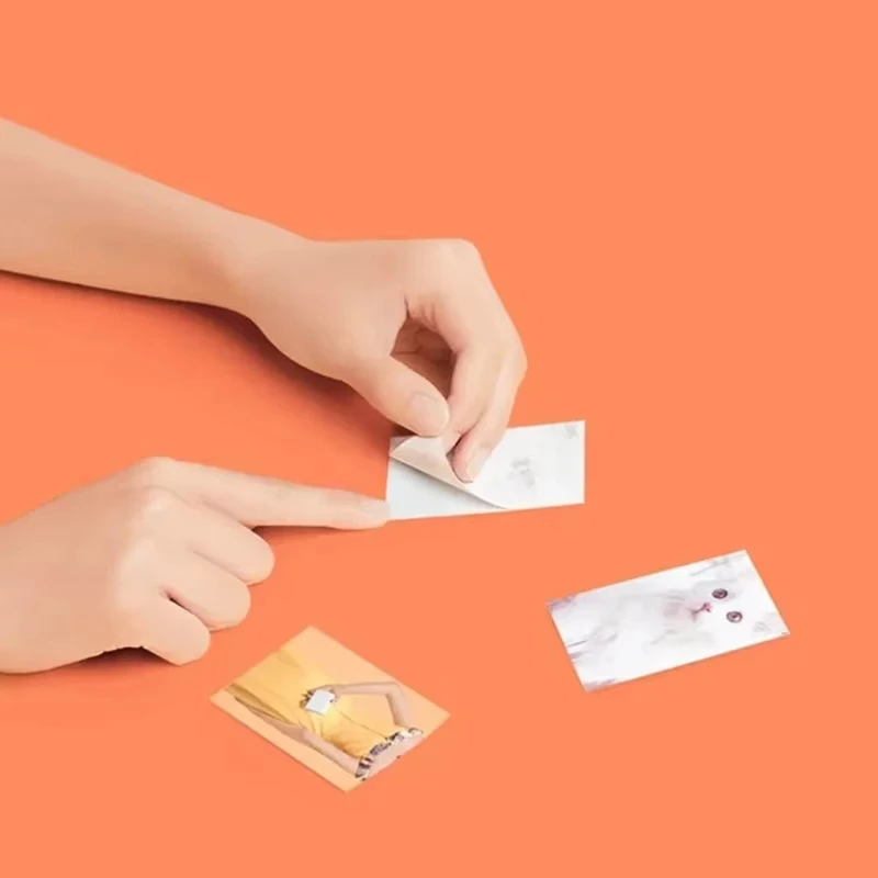 Lembar Cetak Foto Berperekat Kertas Saku ZINK 3 Inci Xiaomi Asli untuk Printer Foto Saku Mini Xiaomi/Printer Saku 1S
