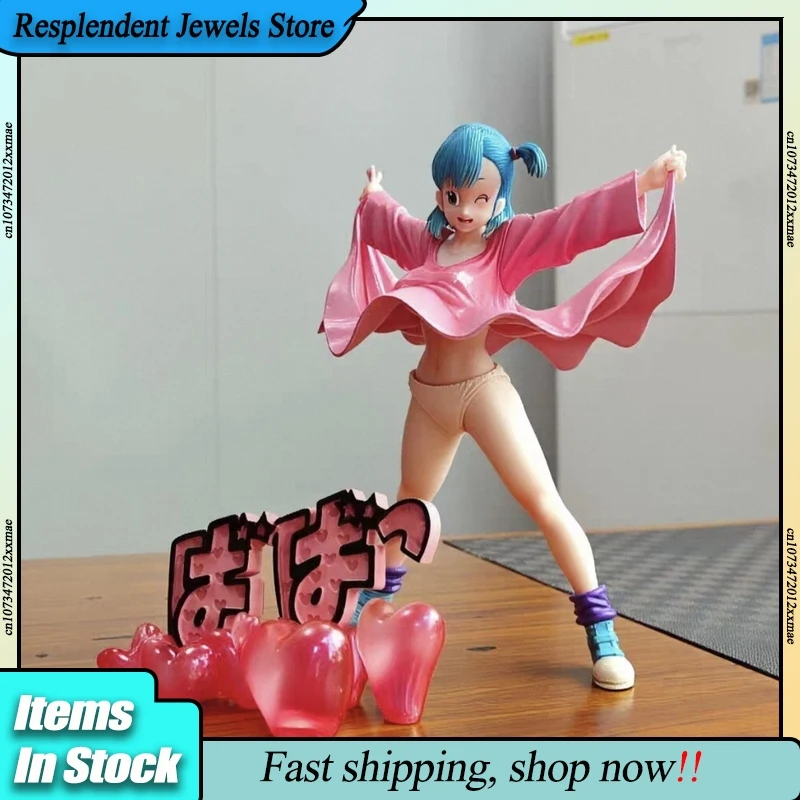 

Фигурка персонажа аниме Dragon Ball Z: Бульма (розовая), модель из ПВХ, статуэтка красивой девушки, украшение для стола, коллекционная модель, игрушка