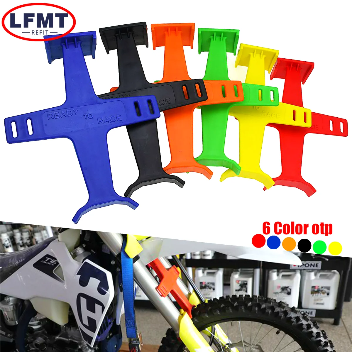 Motorrad Halterung Gabel Schutz Suspension Unterstützung Klammer Absorber Für Yamaha Kawasaki Suzuki KTM Honda XC SX XCF EXC SXF XCW