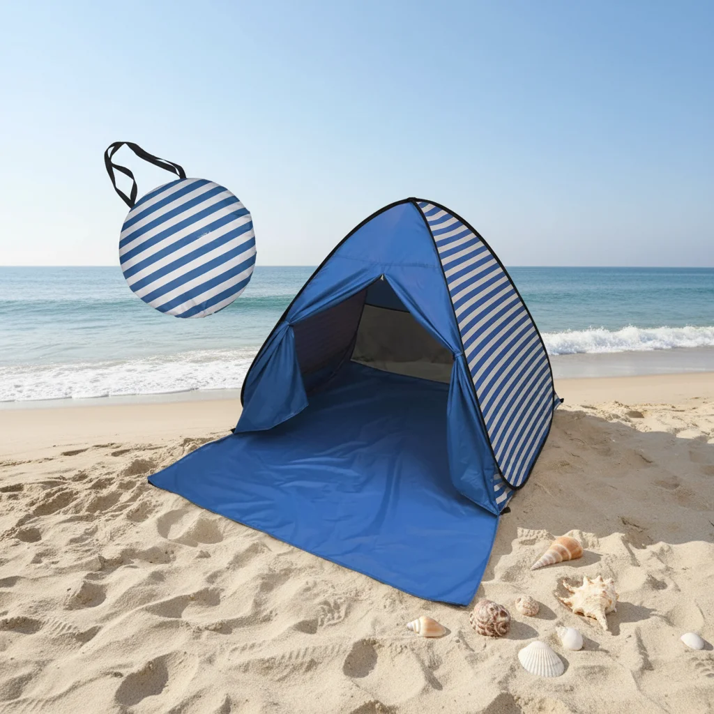 Portable Automatic Instant Picnic Tent Water-Resistant UV With Windproof Stability Easy Setup Camping Backpacking