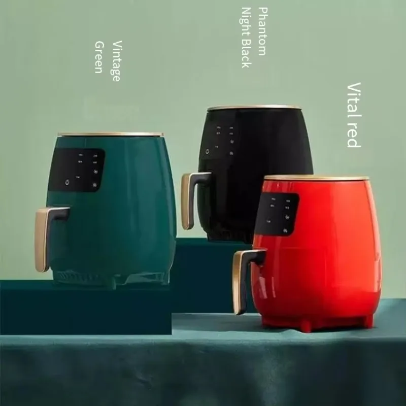 مقلاة هوائية كهربائية منزلية بسعة كبيرة 4.5 لتر، مقلاة عميقة أوتوماتيكية متعددة الوظائف مصنوعة من البلاستيك المتين #4