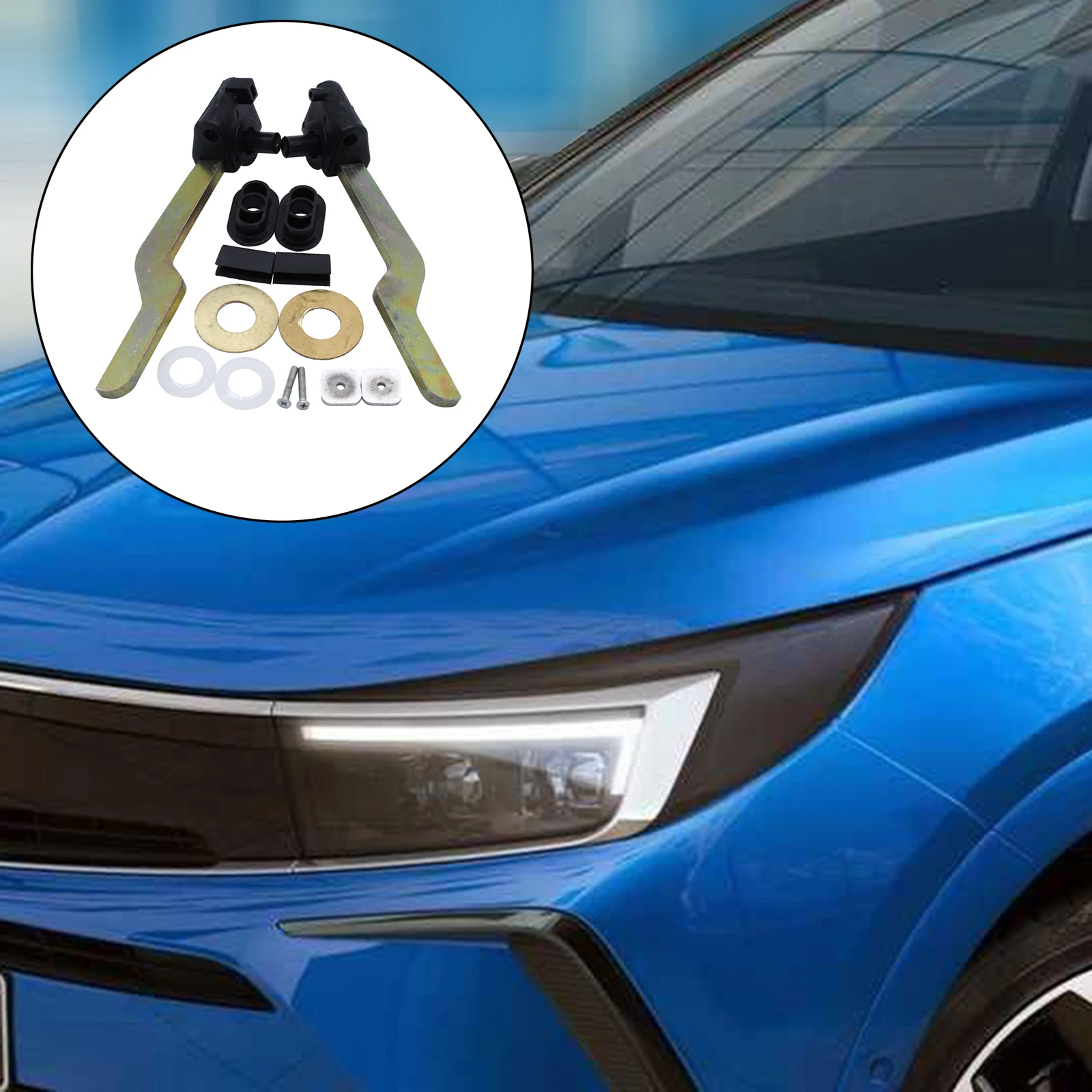 

Блокирующие крючки капота автомобиля, ремонтный комплект верхней рамы, левый и правый 9198574 для BMW 3