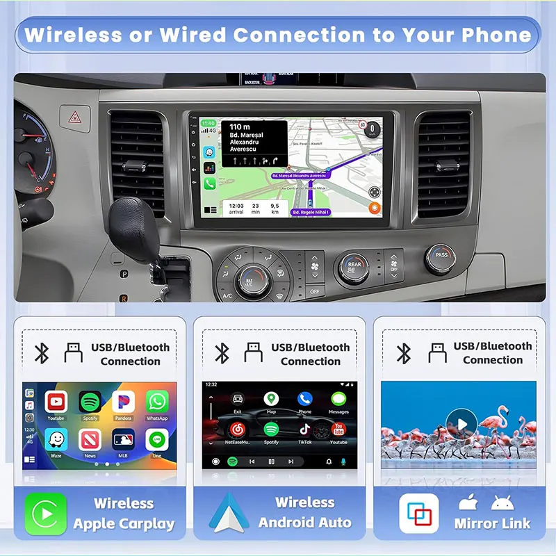 9 inci pemutar Multimedia Radio Wifi, untuk Toyota Pickup Land Cruiser LC 70 79 Seri 2007-2020 Android 14 Autoradio Video Carplay