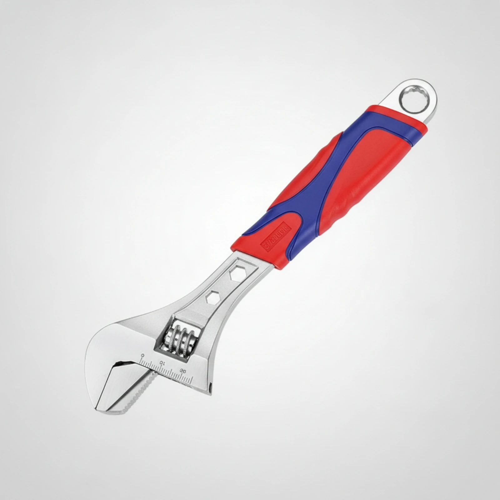 Wrench with Anti-Slip Handle Sturdy Adjustable Wrench Adjustable Spanner Heavy-Duty Tool Extra Leverage for Homeowners - view 6