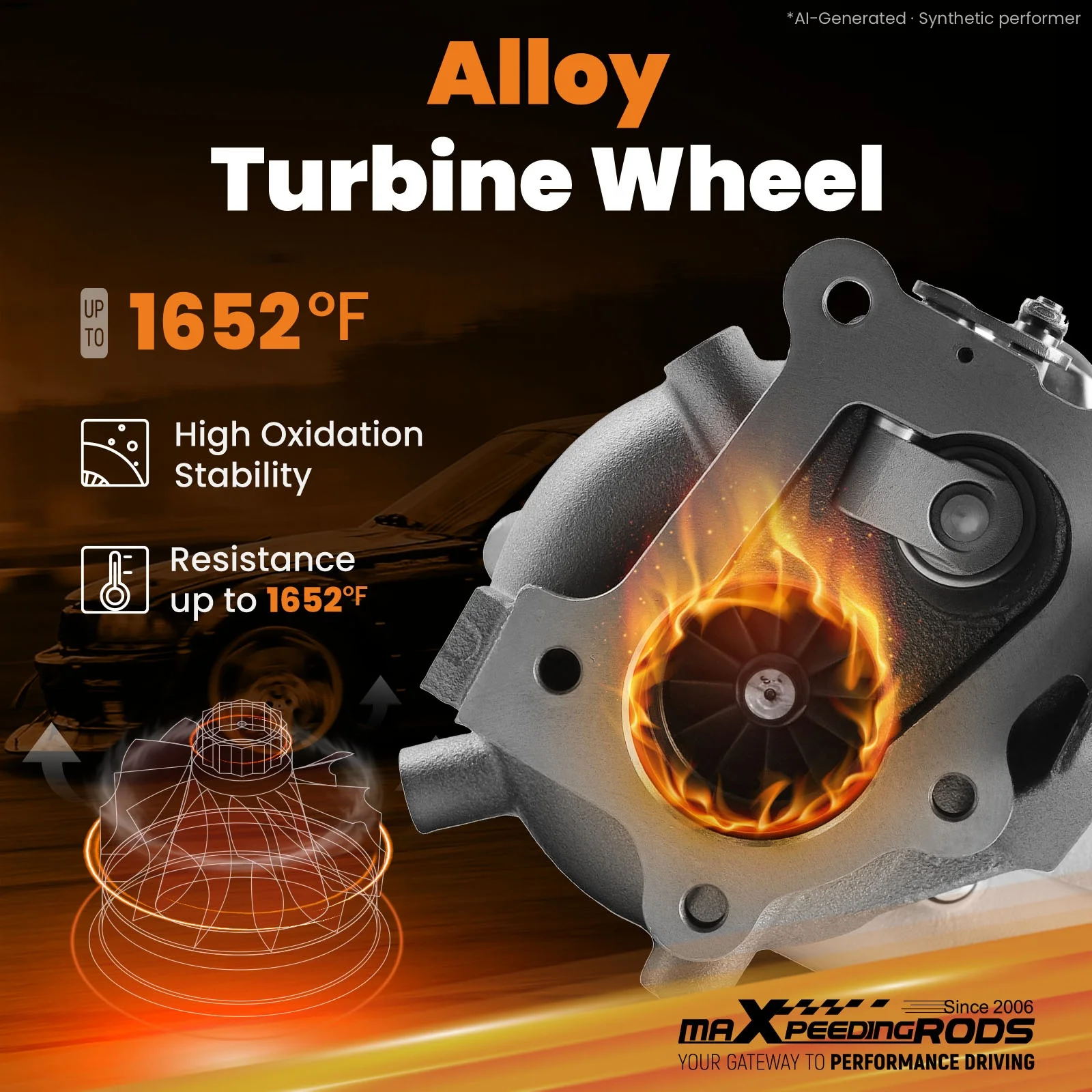 Turbo Turbocharger Mzr Disi K0422-881 K0422-882 Turbine For Mazda 3 2.3L Speed