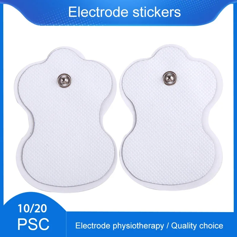 10/20pcs Electrode Pads for Tens Acupuncture Gel Pads for Pulse Massager Sticker Adhesive Replacement Patch Muscle Stimulator