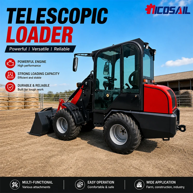 Custom Mini Wheel Loader CE Euro 5 ZL918 Small Loader for Agricultural Construction and Industrial Material Handling