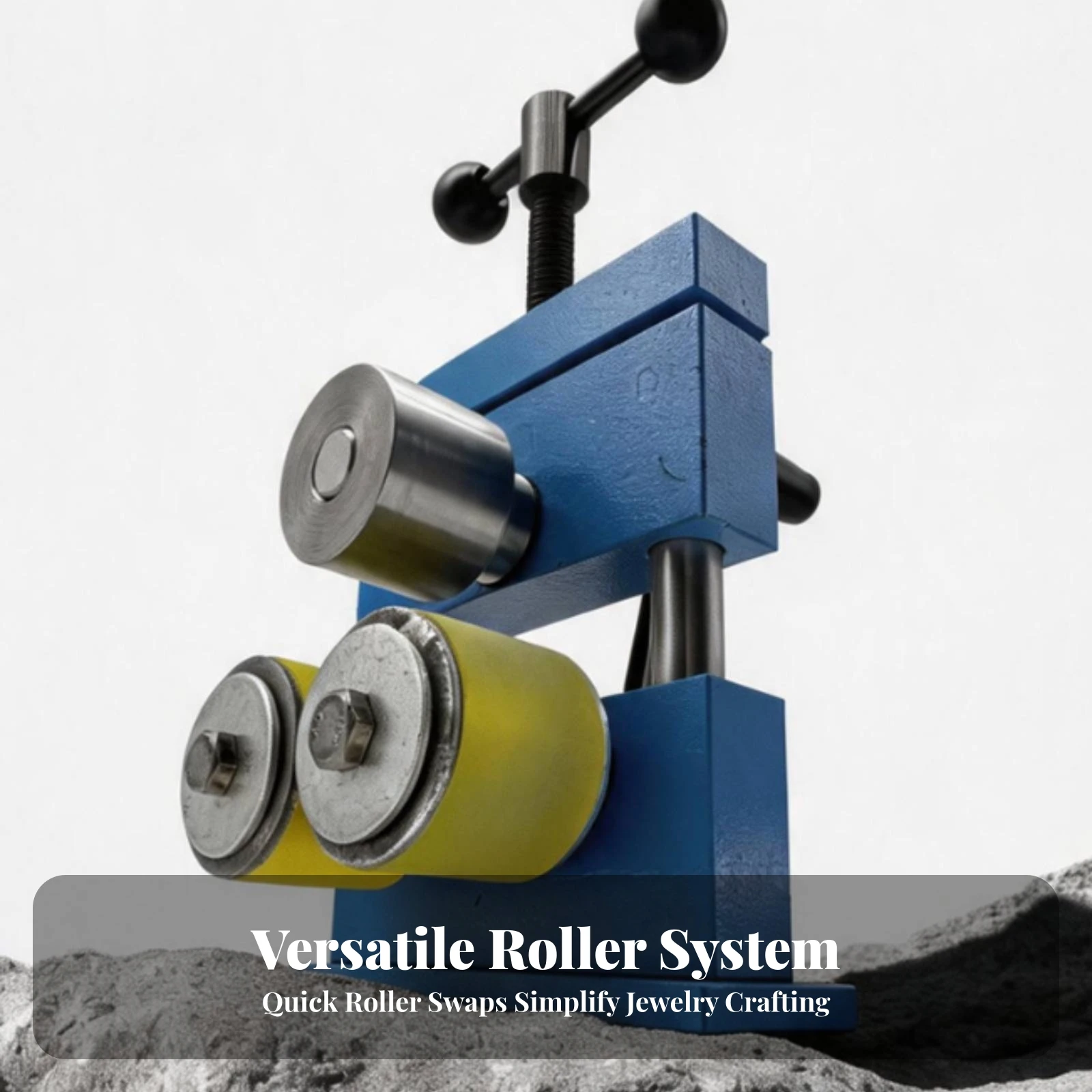 Manual Circlet Rolling Machine Easy to Use Circlet Roller Jewelry Bender Space-Saving for Jewelers, Workshop