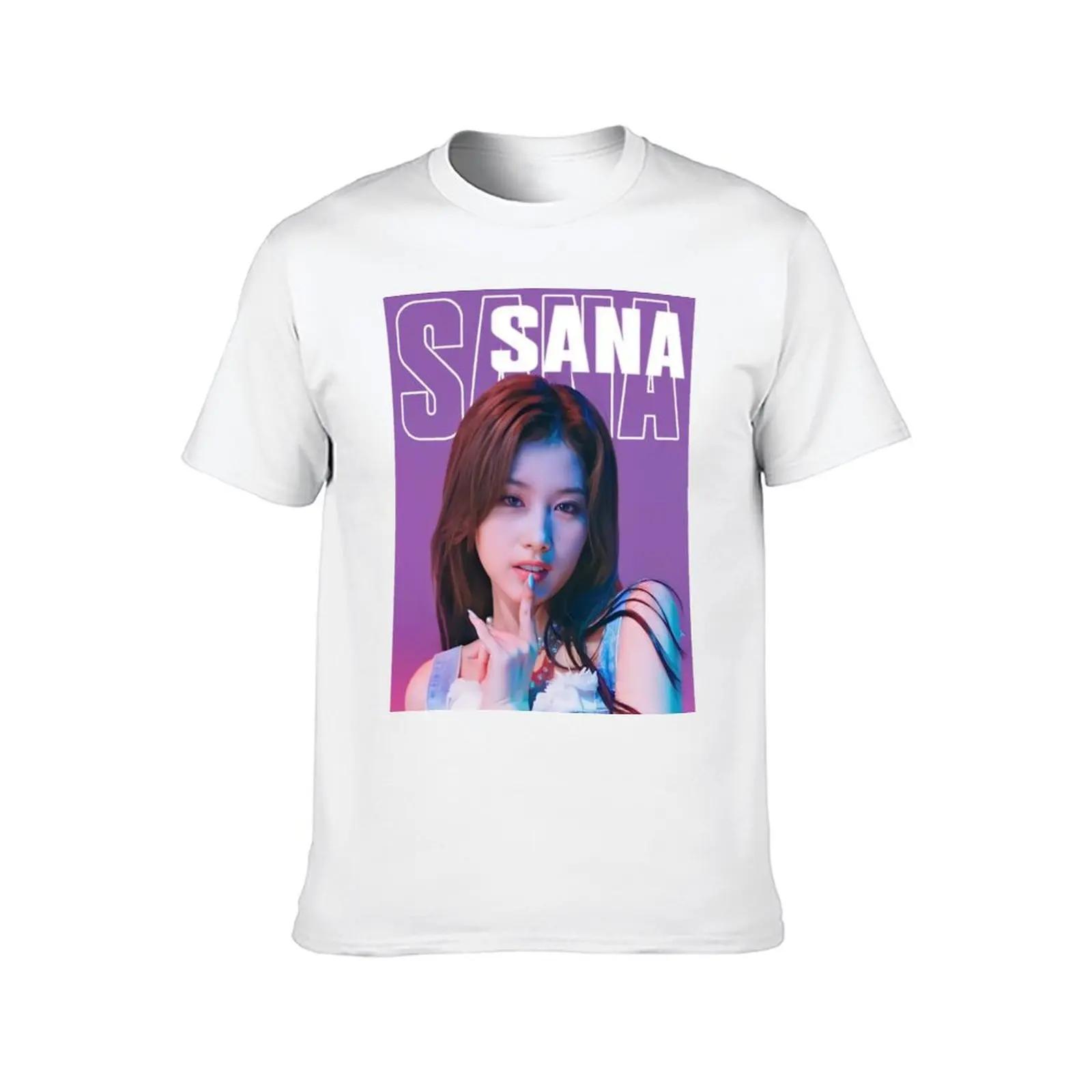 Minatozaki Sana Kpop T-Shirt anime t shirts funny shirt cotton essential t shirt mens clothes